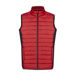 Vue Gilet Toret de couleur rouge| Krokrodeal
