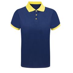 Vue Polo Tecnic Rebon de couleur jaune| Krokrodeal