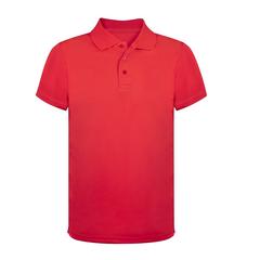 Vue Polo Tecnic Ratlam de couleur rouge| Krokrodeal