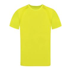 Vue T-Shirt Adulte Tecnic Sappor de couleur jaune| Krokrodeal