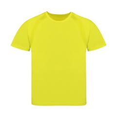 Vue T-Shirt Enfant Tecnic Sappor de couleur jaune| Krokrodeal