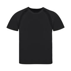 Vue T-Shirt Enfant Tecnic Sappor de couleur noir| Krokrodeal