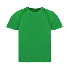 Vue T-Shirt Enfant Tecnic Sappor de couleur vert| Krokrodeal