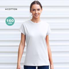 Vue générale T-Shirt Femme Blanc Seiyo | Krokrodeal