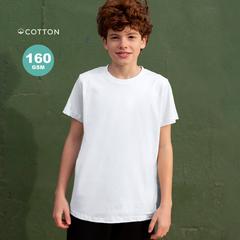 Vue générale T-Shirt Enfant Blanc Seiyo | Krokrodeal
