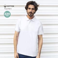 Vue générale Polo Adulte Blanc Koupan | Krokrodeal