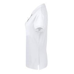Vue générale Polo Femme Blanc Koupan | Krokrodeal