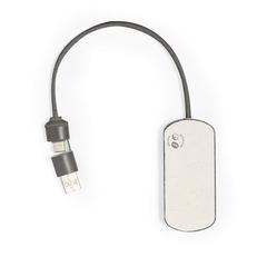 Vue Port USB Nylox de couleur marron| Krokrodeal