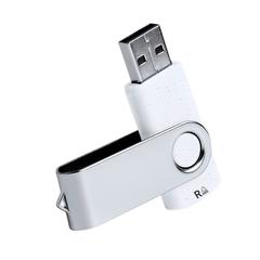 Vue Clé USB Kursap 16GB de couleur blanc| Krokrodeal