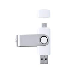 Vue Clé USB Ladny 16GB de couleur blanc| Krokrodeal