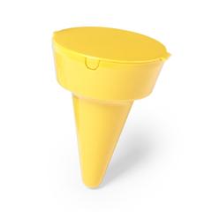 Vue Cendrier Cleansand de couleur jaune| Krokrodeal