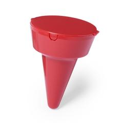 Vue Cendrier Cleansand de couleur rouge| Krokrodeal