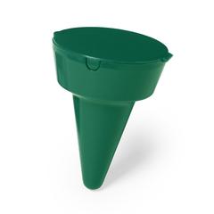 Vue Cendrier Cleansand de couleur vert| Krokrodeal