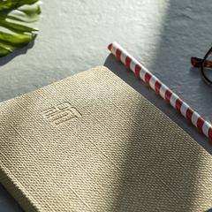 Vue Agenda Fredex de couleur beige| Krokrodeal