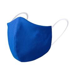 Vue Masque Hygiénique Réutilisable Liriax Medium de couleur bleu| Krokrodeal