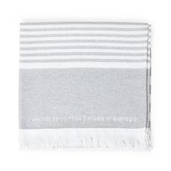 Vue Paréo Serviette Yisper de couleur gris| Krokrodeal