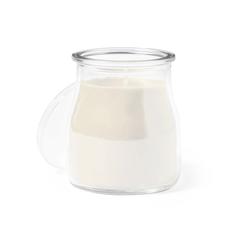 Vue Bougie Aromatique Saicer de couleur blanc| Krokrodeal
