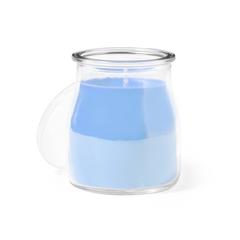 Vue Bougie Aromatique Saicer de couleur bleu| Krokrodeal