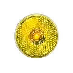 Vue Lumière de Sécurité Flash de couleur jaune| Krokrodeal