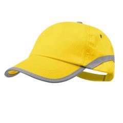 Vue Casquette Tarea de couleur jaune| Krokrodeal