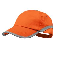 Vue Casquette Tarea de couleur orange| Krokrodeal