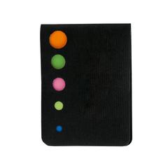 Vue Bloc Notes Zinko de couleur noir| Krokrodeal