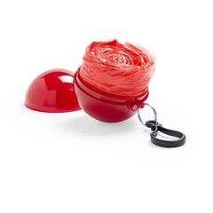 Vue Porte-Clés Poncho Rany de couleur rouge| Krokrodeal