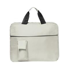 Vue Porte-Documents Konfer de couleur beige| Krokrodeal