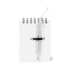 Vue Mini Cahier Duxo de couleur blanc| Krokrodeal