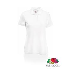 Vue Polo Femme 65/ 35 de couleur blanc| Krokrodeal