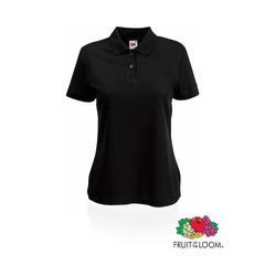 Vue Polo Femme 65/ 35 de couleur noir| Krokrodeal