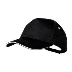 Vue Casquette Five de couleur noir| Krokrodeal
