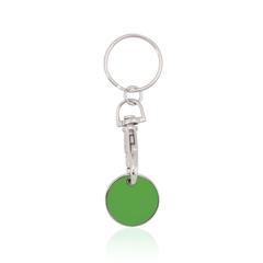 Vue Porte-Clés Monnaie Euromarket de couleur vert| Krokrodeal