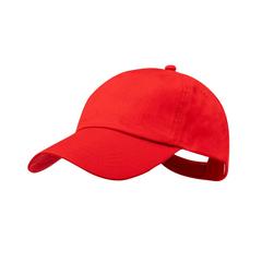 Vue Casquette Enfant Sportkid de couleur rouge| Krokrodeal