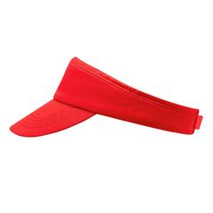 Vue Visière Tiger de couleur rouge| Krokrodeal