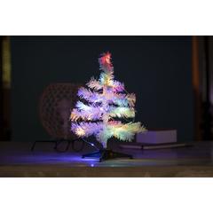 Vue Arbre de Noël Pines de couleur blanc| Krokrodeal