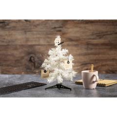 Vue Arbre de Noël Pines de couleur blanc| Krokrodeal