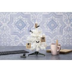 Vue Arbre de Noël Pines de couleur blanc| Krokrodeal