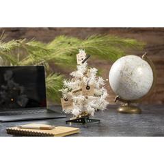 Vue Arbre de Noël Pines de couleur blanc| Krokrodeal