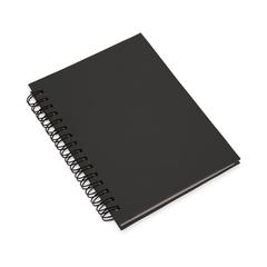 Vue Cahier Emerot de couleur noir| Krokrodeal
