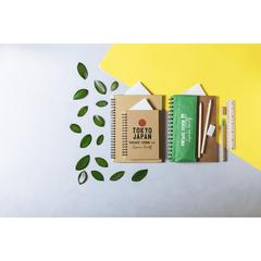 Vue Cahier Gulliver de couleur bleu| Krokrodeal