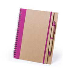 Vue Cahier Tunel de couleur rose| Krokrodeal