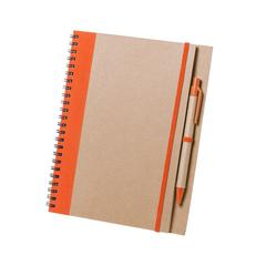 Vue Cahier Tunel de couleur orange| Krokrodeal