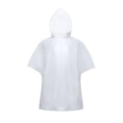 Vue Poncho Remo de couleur blanc| Krokrodeal