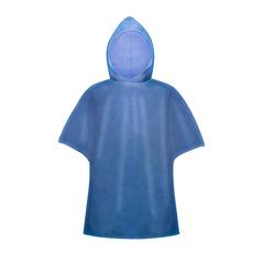 Vue Poncho Remo de couleur bleu| Krokrodeal