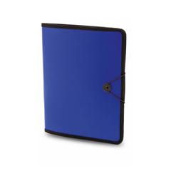 Vue Porte-Documents Columbya de couleur bleu| Krokrodeal