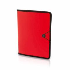 Vue Porte-Documents Columbya de couleur rouge| Krokrodeal