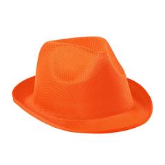 Vue Chapeau Braz de couleur orange| Krokrodeal