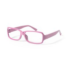 Vue Monture Lunettes Martyns de couleur rose| Krokrodeal