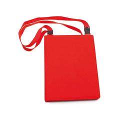 Vue Porte-Documents Conquer de couleur rouge| Krokrodeal